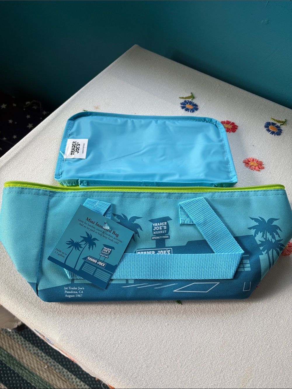 Trader Joe’s Mini Blue Insulated Tote
